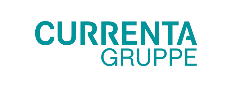 The CURRENTA logo in green.