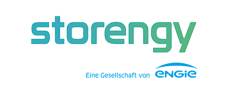 Das Logo von storengy.