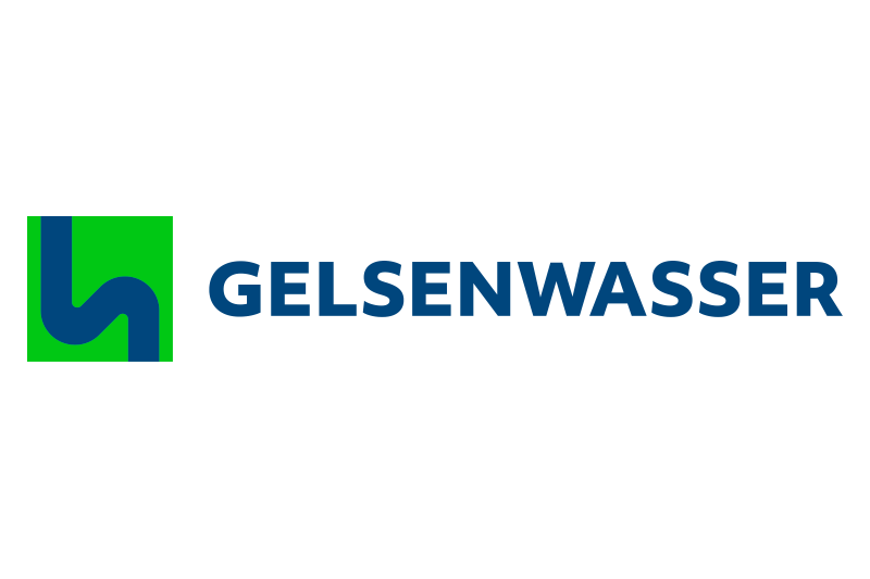 The logo of Gelsenwasser. 
