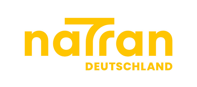 The GRTgaz Deutschland logo features a green background with the text GRTgaz in white and Deutschland in blue.